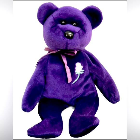 Ty Toys 997 Ty Beanie Baby Princess The Bear Looking For A Good